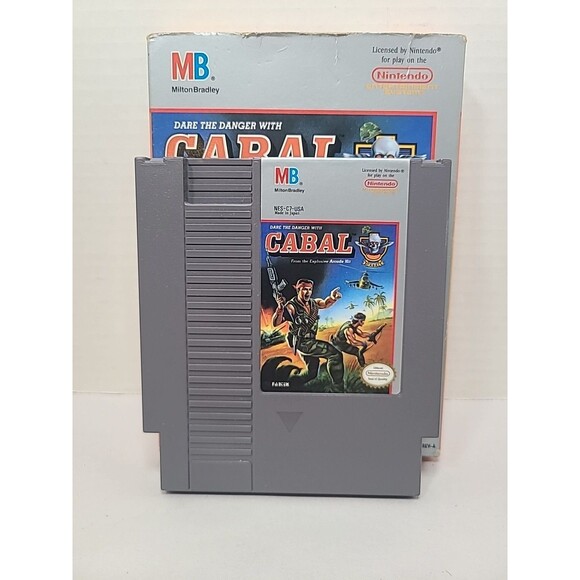 Cabal (Nintendo NES, 1989) Authentic With Original Box - Picture 2 of 6